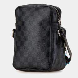 Pre Owned Louis Vuitton Black Damier Graphite Rem