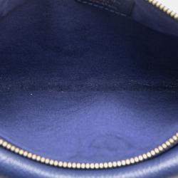 Pre Owned Louis Vuitton Blue Monogram Empreinte Twice