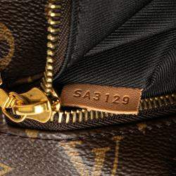 Pre Owned Louis Vuitton Brown Monogram Bumbag
