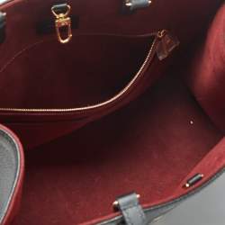 Pre Owned Louis Vuitton Bicolour Monogram Empreinte Leather OnTheGo MM Bag