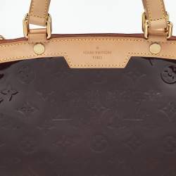 Pre Owned Louis Vuitton Amarante Monogram Vernis Brea GM Bag