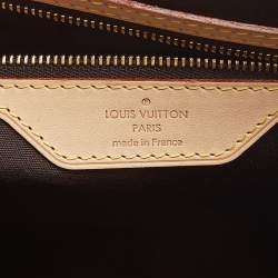 Pre Owned Louis Vuitton Amarante Monogram Vernis Brea GM Bag