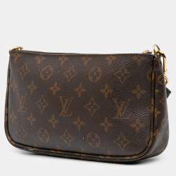 Pre Owned Louis Vuitton Brown Monogram Multi Pochette Accessoires