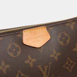 Pre Owned Louis Vuitton Brown Monogram Multi Pochette Accessoires
