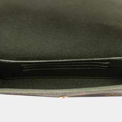 Pre Owned Louis Vuitton Brown Monogram Felicie Strap And Go