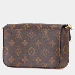 Pre Owned Louis Vuitton Brown Monogram Felicie Strap And Go