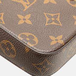 Pre Owned Louis Vuitton Brown Monogram Felicie Strap And Go