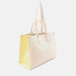 Pre Owned Louis Vuitton Brown Monogram Empreinte Spring In The City Onthego MM