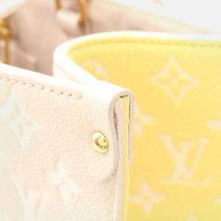 Pre Owned Louis Vuitton Brown Monogram Empreinte Spring In The City Onthego MM