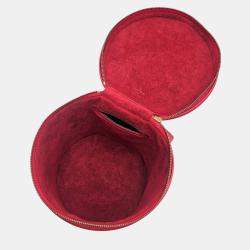 Pre Owned Louis Vuitton Cannes Red Epi Leather Vanity Case