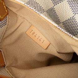 Pre Owned Louis Vuitton White Damier Azur Figheri GM Tote