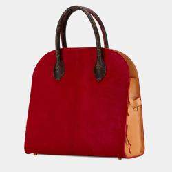 Pre Owned Louis Vuitton Brown Christian Louboutin Monogram Iconoclast Tote