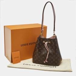 Pre Owned Louis Vuitton Rose Poudre Monogram Canvas NeoNoe Bag