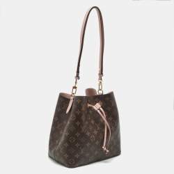Pre Owned Louis Vuitton Rose Poudre Monogram Canvas NeoNoe Bag