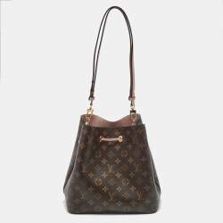 Pre Owned Louis Vuitton Rose Poudre Monogram Canvas NeoNoe Bag