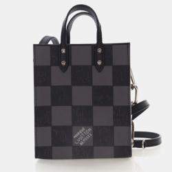 Pre Owned Louis Vuitton Sac Plat XS Damier Checkerboard Canvas Crossbody Bag