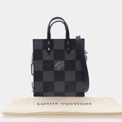Pre Owned Louis Vuitton Sac Plat XS Damier Checkerboard Canvas Crossbody Bag