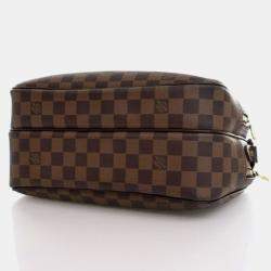 Pre Owned Louis Vuitton Reporter GM Brown Damier Ebene Coated Canvas Crossbody Bag