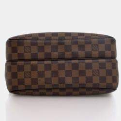 Pre Owned Louis Vuitton Reporter GM Brown Damier Ebene Coated Canvas Crossbody Bag