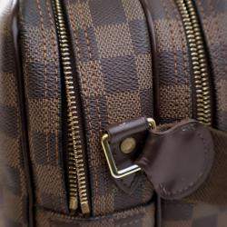 Pre Owned Louis Vuitton Reporter GM Brown Damier Ebene Coated Canvas Crossbody Bag