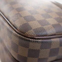 Pre Owned Louis Vuitton Reporter GM Brown Damier Ebene Coated Canvas Crossbody Bag