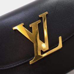 Pre Owned Louis Vuitton Vivienne Black Calfskin Shoulder Bag