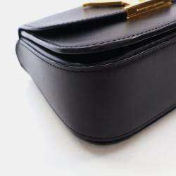 Pre Owned Louis Vuitton Vivienne Black Calfskin Shoulder Bag