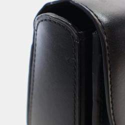 Pre Owned Louis Vuitton Vivienne Black Calfskin Shoulder Bag