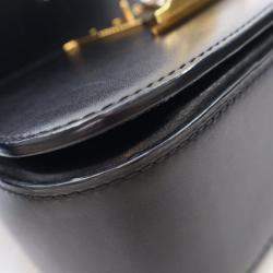 Pre Owned Louis Vuitton Vivienne Black Calfskin Shoulder Bag