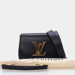 Pre Owned Louis Vuitton Vivienne Black Calfskin Shoulder Bag
