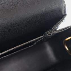 Pre Owned Louis Vuitton Vivienne Black Calfskin Shoulder Bag