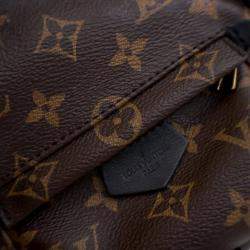 Pre Owned Louis Vuitton Palm Springs Mini Brown Monogram Coated Canvas Backpack