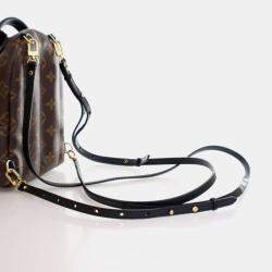 Pre Owned Louis Vuitton Palm Springs Mini Brown Monogram Coated Canvas Backpack