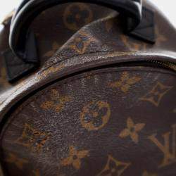 Pre Owned Louis Vuitton Palm Springs Mini Brown Monogram Coated Canvas Backpack