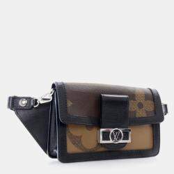 Pre Owned Louis Vuitton Dauphine Brown Monogram Coated Canvas Waist Bag