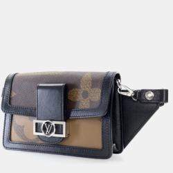 Pre Owned Louis Vuitton Dauphine Brown Monogram Coated Canvas Waist Bag