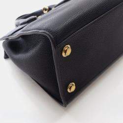 Pre Owned Louis Vuitton City Steamer PM Black Calfskin Tote Bag