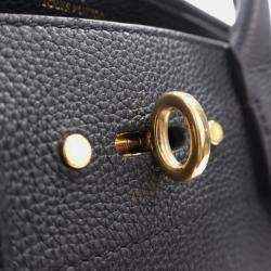 Pre Owned Louis Vuitton City Steamer PM Black Calfskin Tote Bag