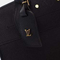 Pre Owned Louis Vuitton City Steamer PM Black Calfskin Tote Bag