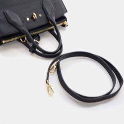 Pre Owned Louis Vuitton City Steamer PM Black Calfskin Tote Bag