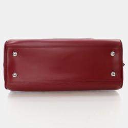 Pre Owned Louis Vuitton Bowling Montaigne GM Red Epi Leather Handbag