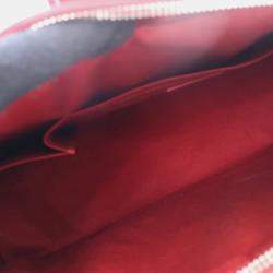 Pre Owned Louis Vuitton Bowling Montaigne GM Red Epi Leather Handbag