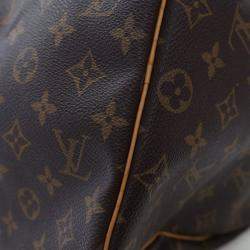 Pre Owned Louis Vuitton Keepall 45 Brown Monogram Coated Canvas Travel Bag