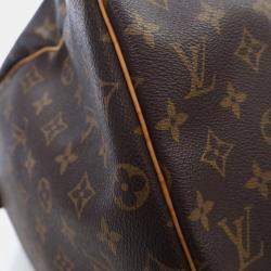 Pre Owned Louis Vuitton Keepall 45 Brown Monogram Coated Canvas Travel Bag