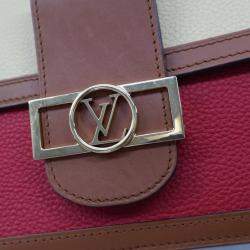 Pre Owned Louis Vuitton Dauphine MM Multicolor Taurillon Leather Shoulder Bag