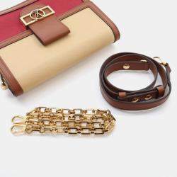 Pre Owned Louis Vuitton Dauphine MM Multicolor Taurillon Leather Shoulder Bag