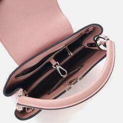 Pre Owned Louis Vuitton Capucines PM Pink Taurillon Leather Handbag
