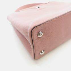 Pre Owned Louis Vuitton Capucines PM Pink Taurillon Leather Handbag