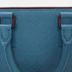 Pre Owned Louis Vuitton Sac Plat Monogram Taurillon Leather Tote Bag