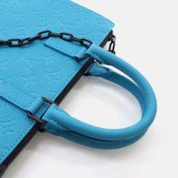 Pre Owned Louis Vuitton Sac Plat Monogram Taurillon Leather Tote Bag